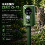 Répulsif Anti-Chiens et Chats Ultrasons + Flash