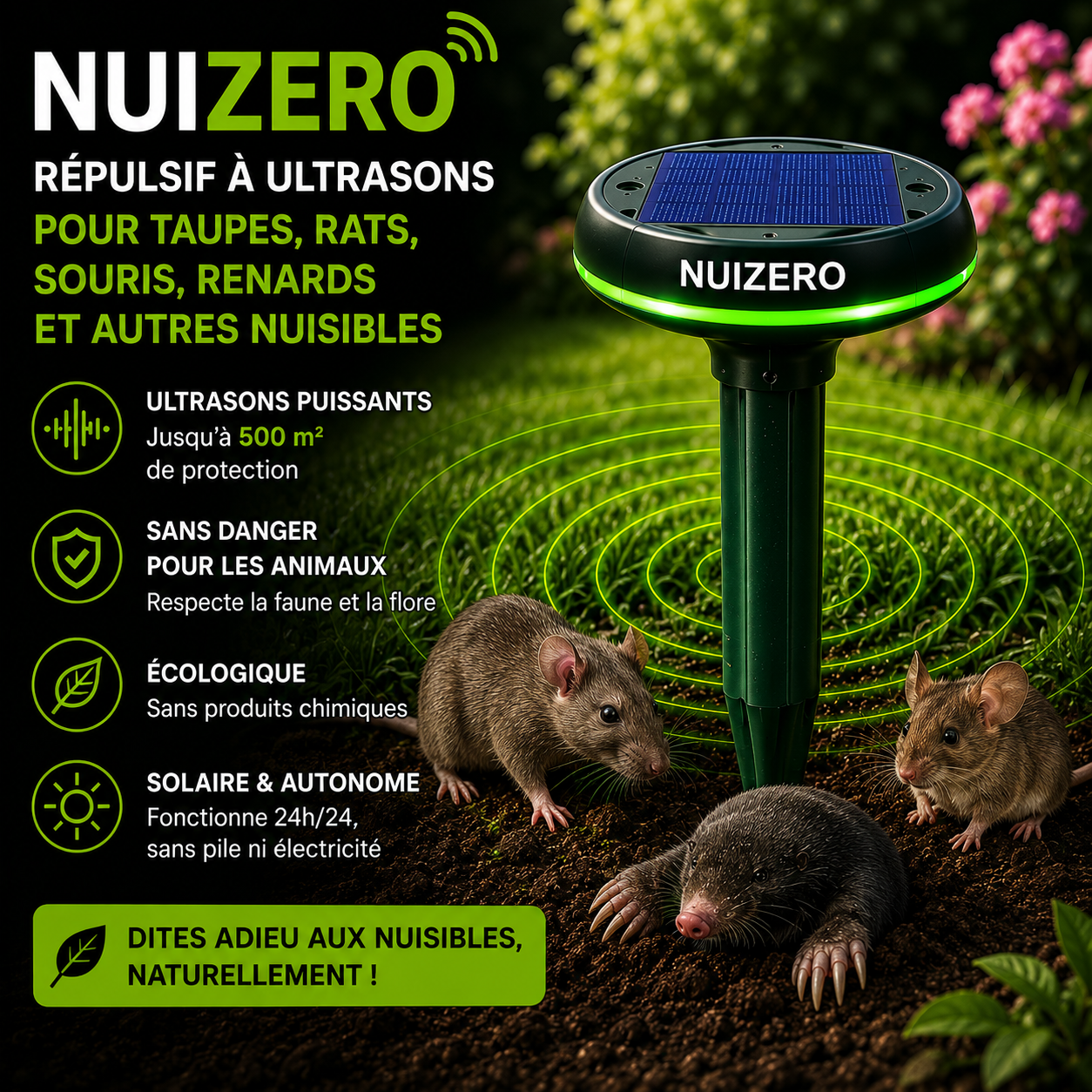 Répulsif Pro Solaire