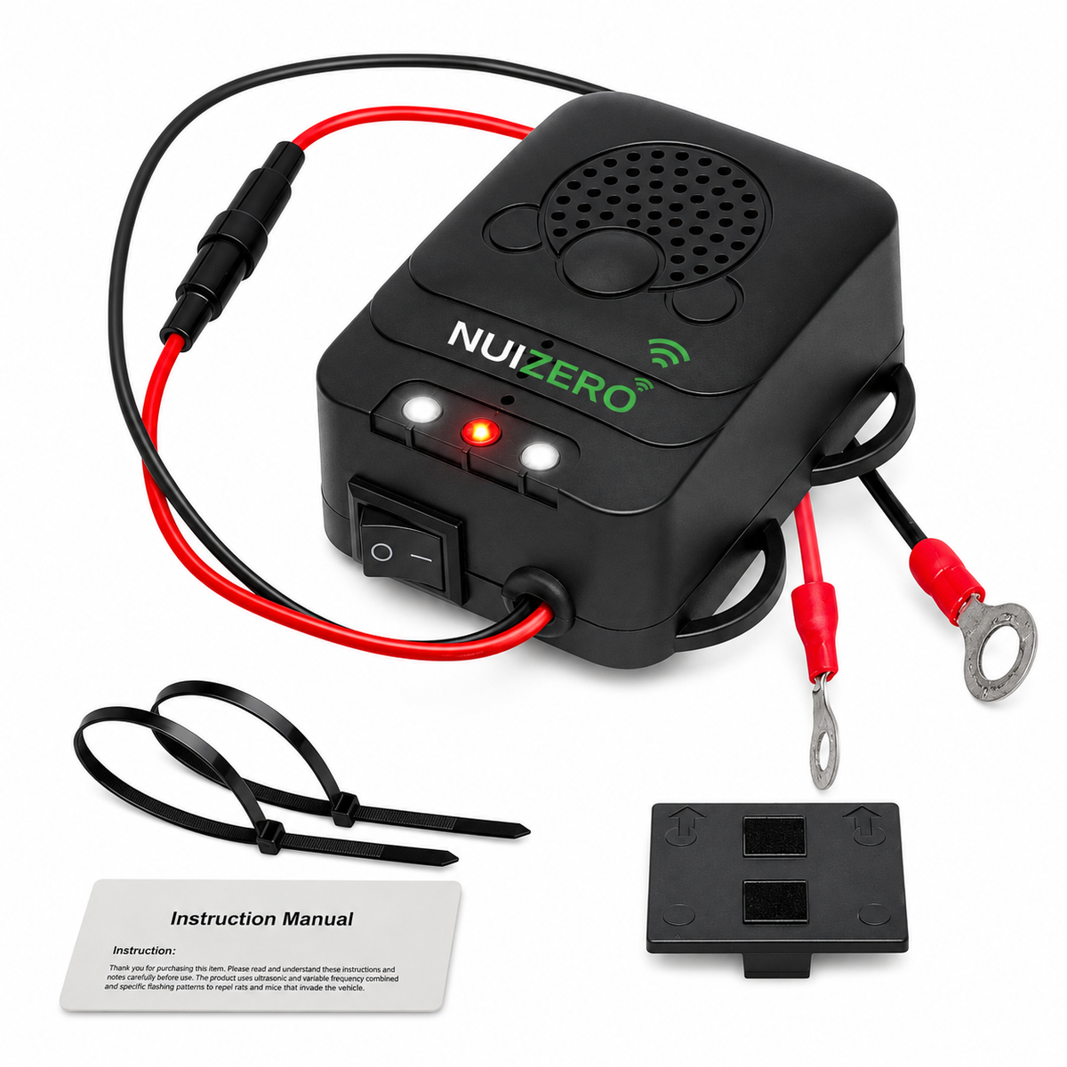 NUIZERO – Protection voiture Anti-Rats & Souris à Ultrasons et Flashs