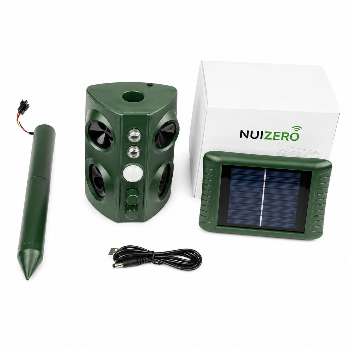 NUIZERO – Répulsif 3-en-1 Anti-Cerfs, Chevreuils et Biches