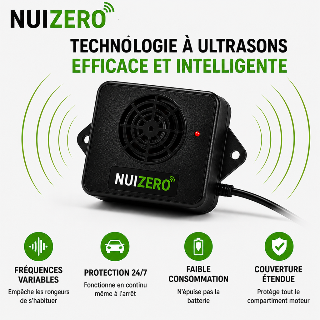 NUIZERO – Protégez Votre Moteur des Rongeurs